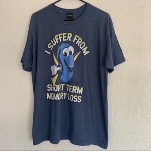 MENS DISNEY PUXAR FINDING DORY GRAPHIC SHIRT SOZE LARGE SOFT